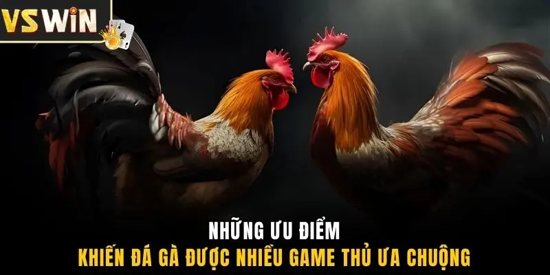 Những ưu điểm khiến đá gà được nhiều game thủ ưa chuộng